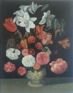 Still-Life with Flowers study from netherlands painters